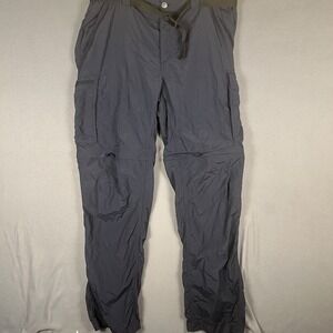 Columbia Mens Size 38x34 Blue Omni-Shield Convertible Hiking Pants